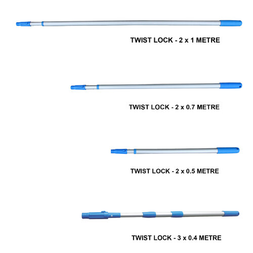 SUPA BLUE Twist Lock Pole